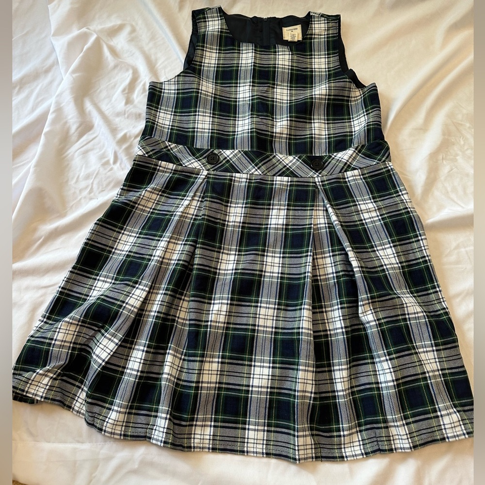 Land’s end plaid dress